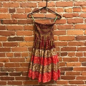 Silk summer dress- OS (EUC)